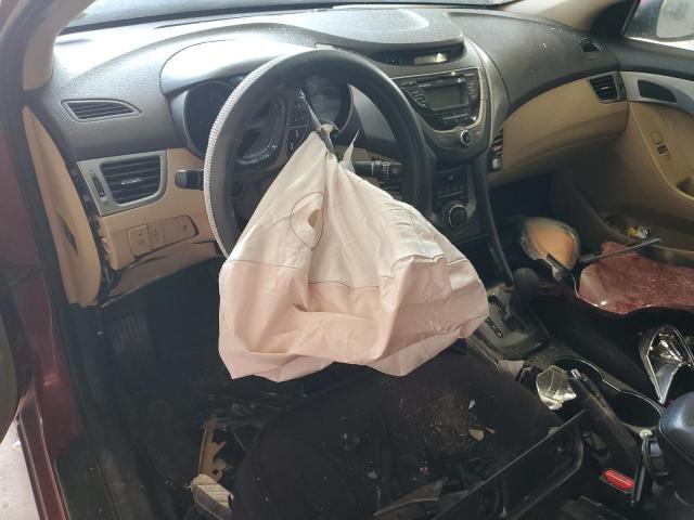 Sedans HYUNDAI ELANTRA 2013 Czerwony