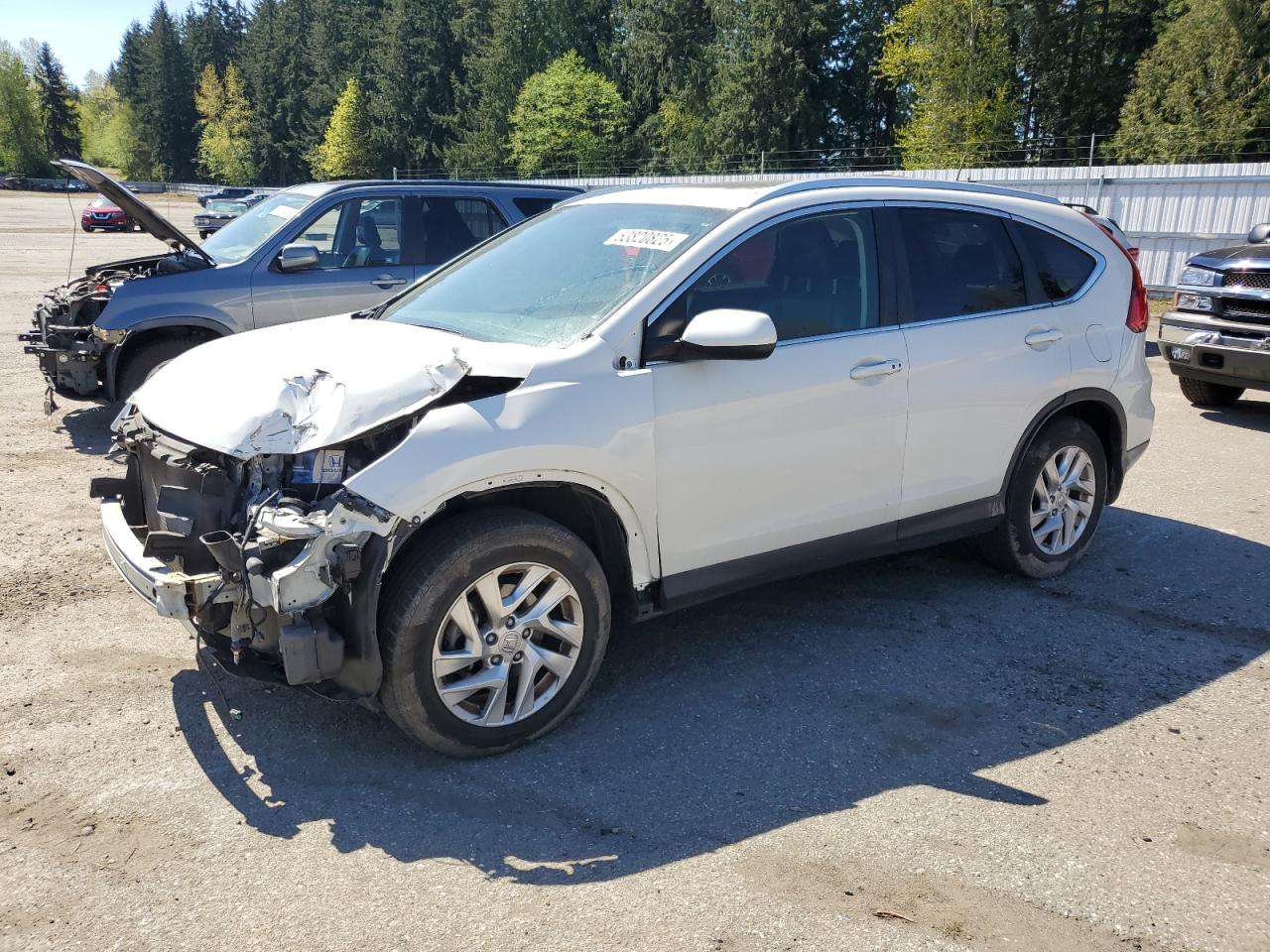2015 Honda Cr-V Exl na sprzedaż w Arlington, WA - Front End
