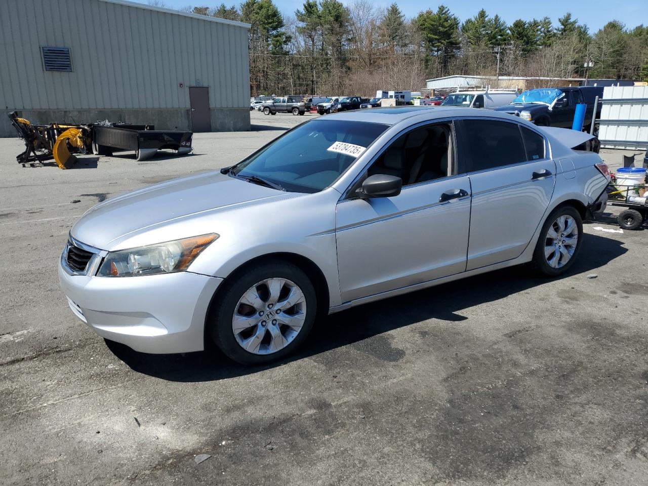 2008 Honda Accord Exl на продаже в Exeter, RI - Rear End