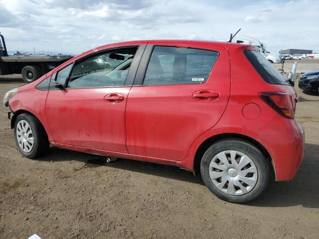  TOYOTA YARIS 2015 Czerwony