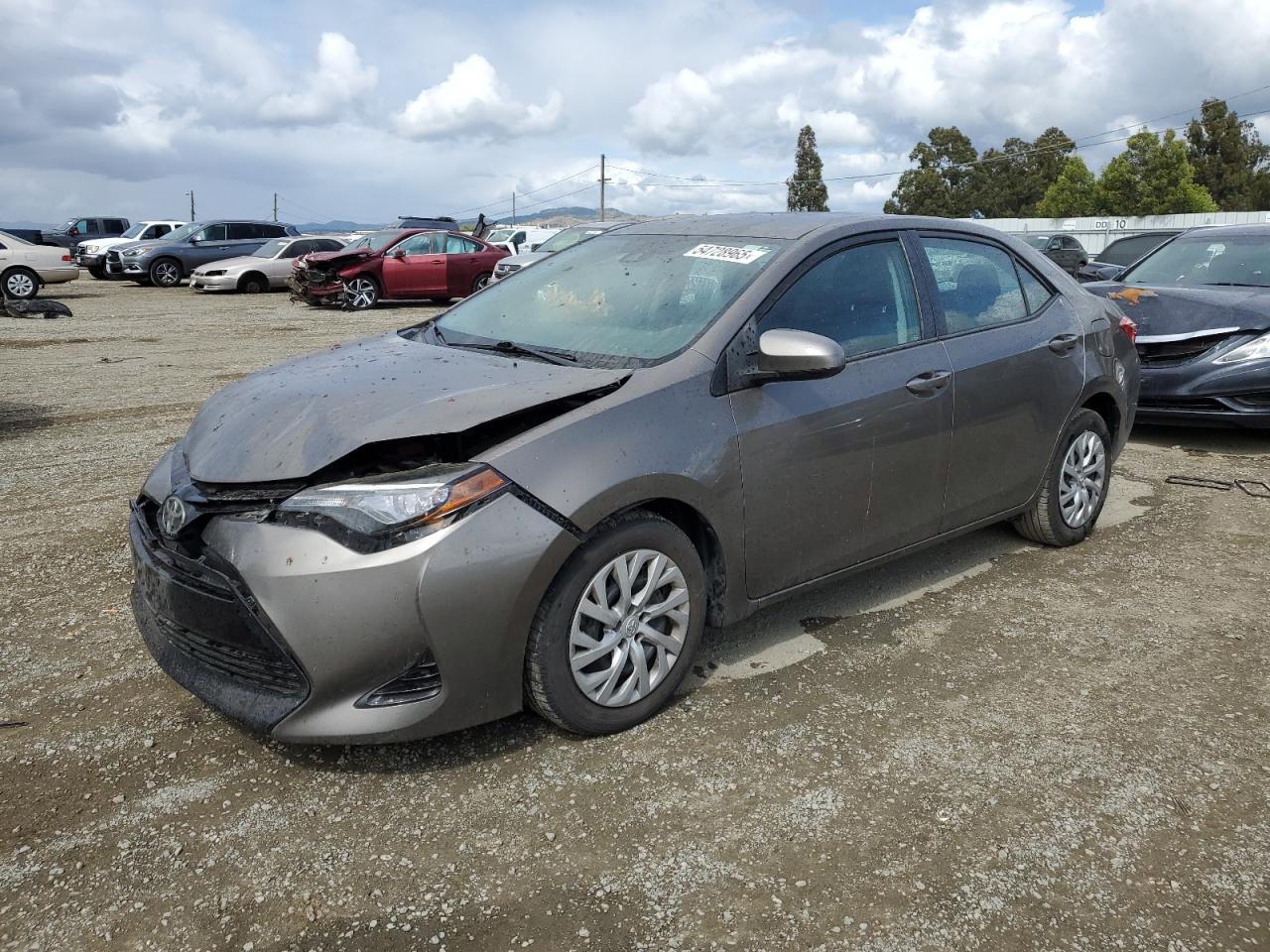 2017 Toyota Corolla L продається в American Canyon, CA - Front End
