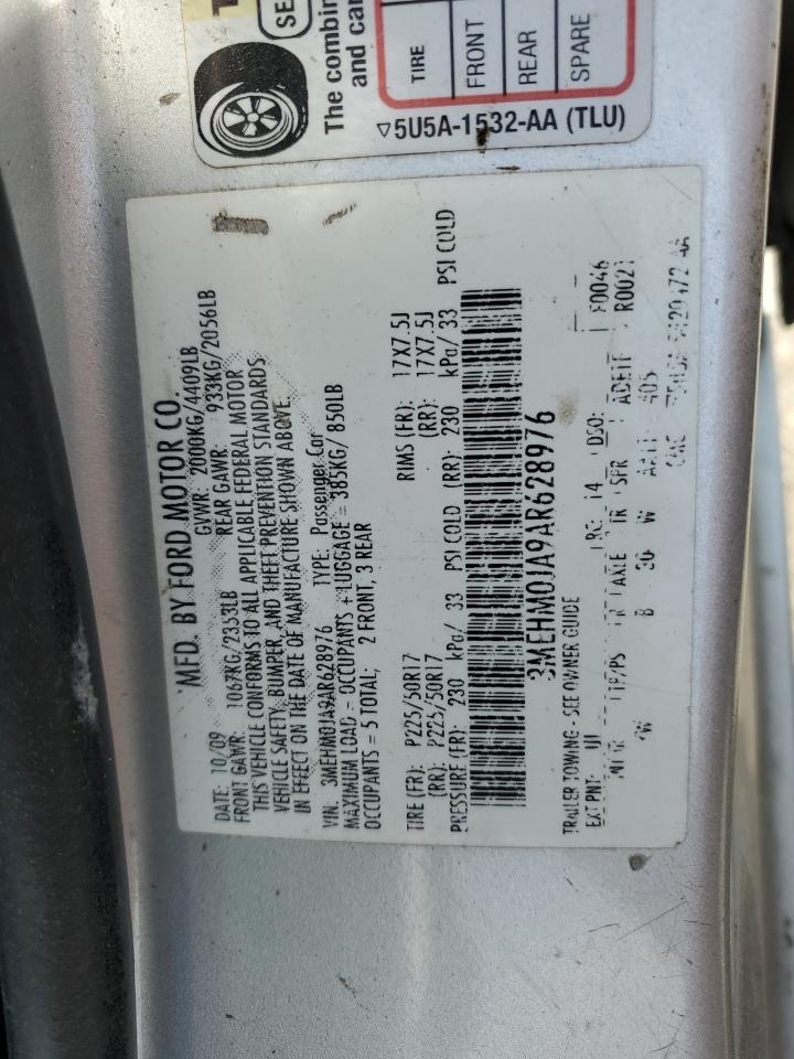 2010 Mercury Milan Premier VIN: 3MEHM0JA9AR628976 Lot: 54368165