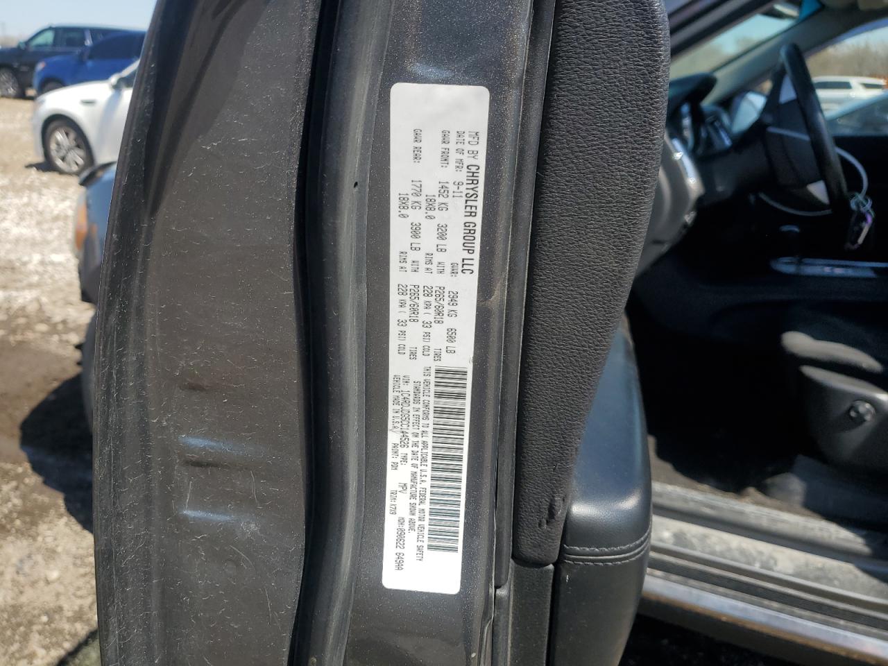 2012 Dodge Durango Crew VIN: 1C4RDJDG5CC144526 Lot: 83959645