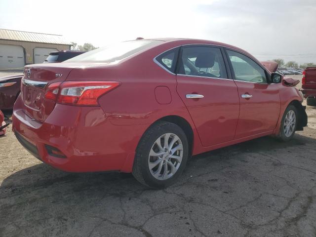 NISSAN SENTRA 2018 Czerwony