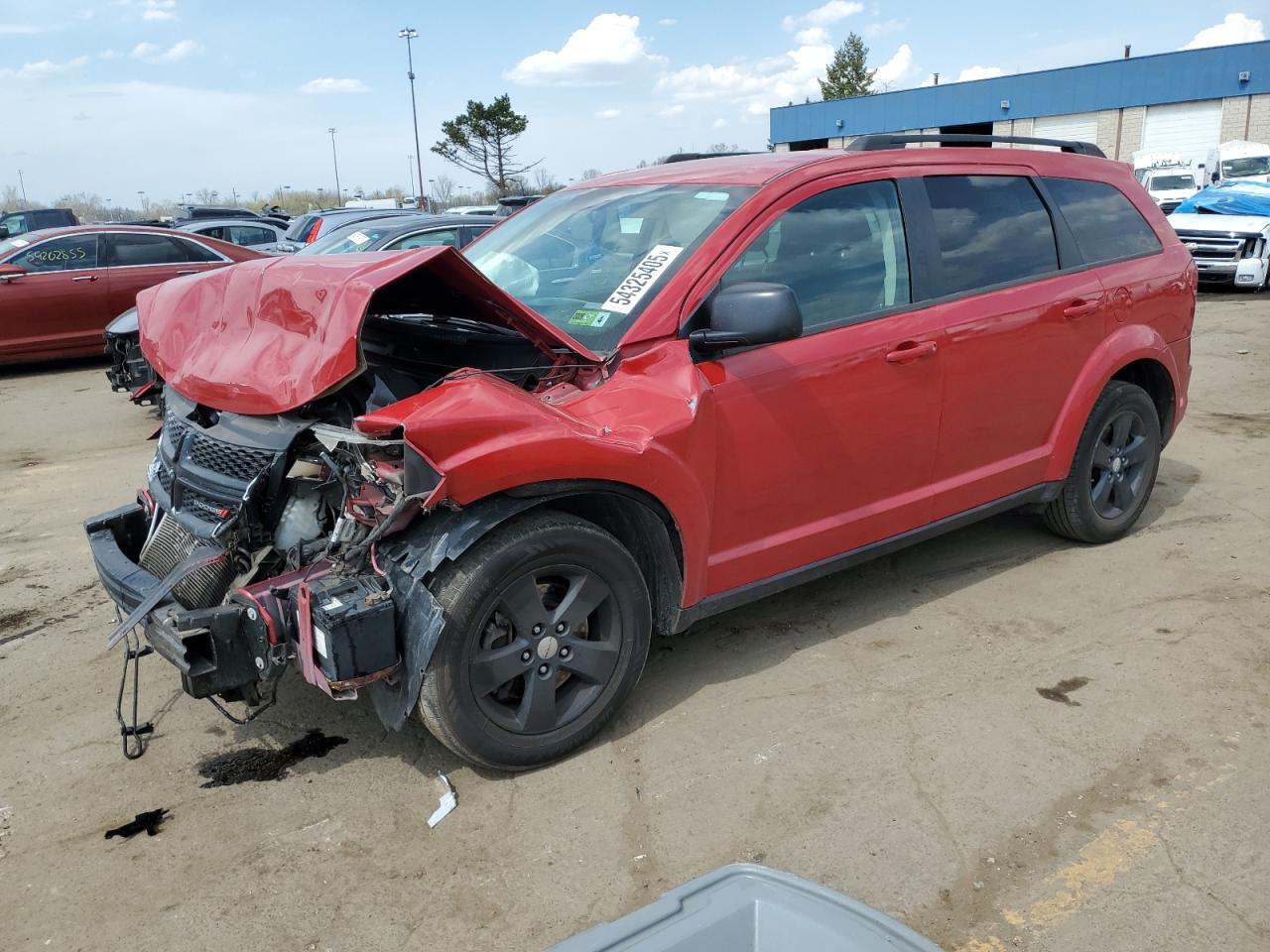 2018 Dodge Journey Se იყიდება Woodhaven-ში, MI - Front End