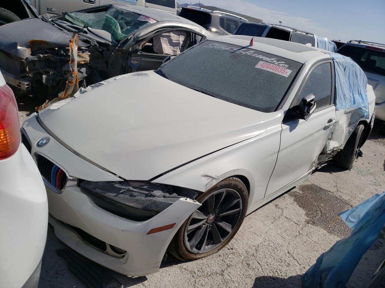 2015 Bmw 320 I en Venta en Las Vegas, NV - Front End