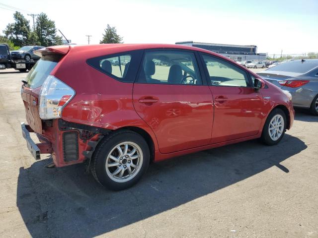  TOYOTA PRIUS 2013 Red