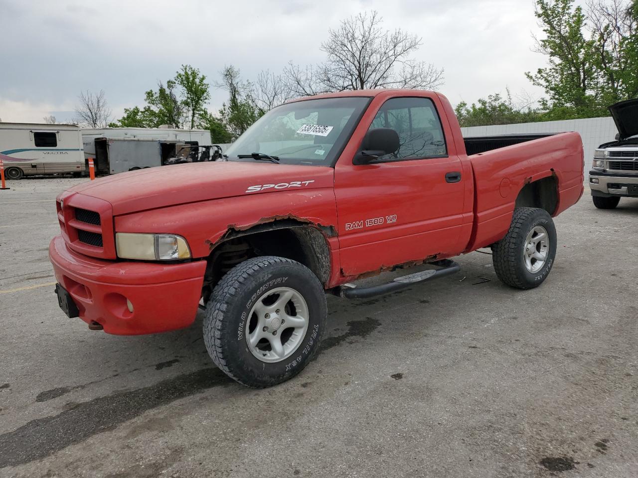 2000 Dodge Ram 1500 للبيع في Bridgeton، MO - Hail