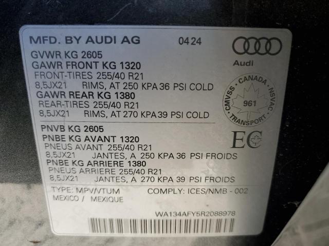 2024 AUDI SQ5 SPORTBACK PRESTIGE