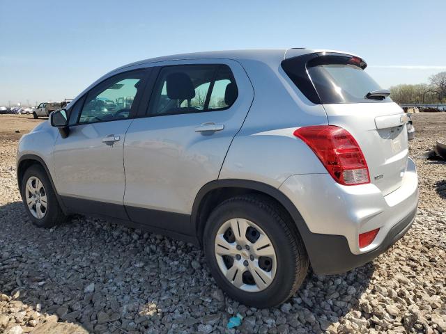  CHEVROLET TRAX 2018 Srebrny