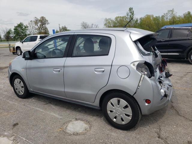 Hatchbacks MITSUBISHI MIRAGE 2015 Srebrny