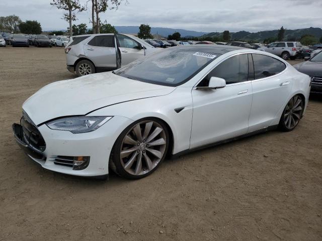 Hatchbacks TESLA MODEL S 2015 White
