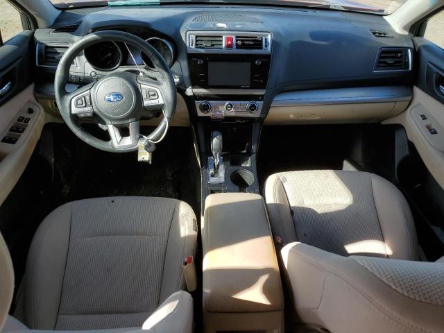  SUBARU OUTBACK 2017 Czerwony