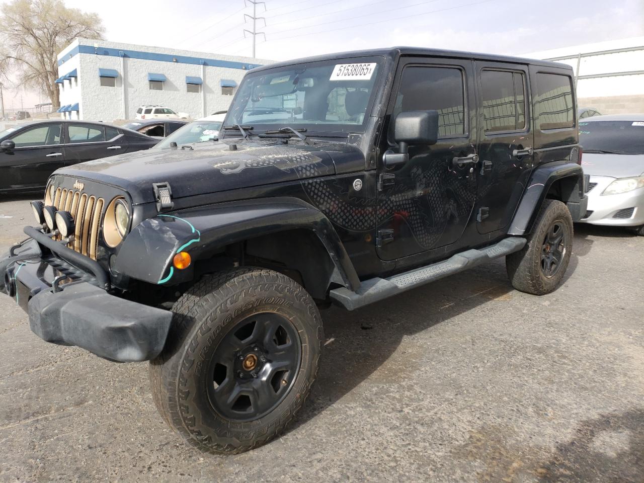 2014 Jeep Wrangler Unlimited Sahara zu verkaufen in Albuquerque, NM - Front End