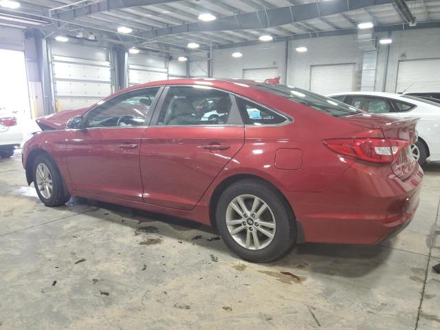  HYUNDAI SONATA 2015 Czerwony