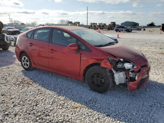  TOYOTA PRIUS 2013 Красный