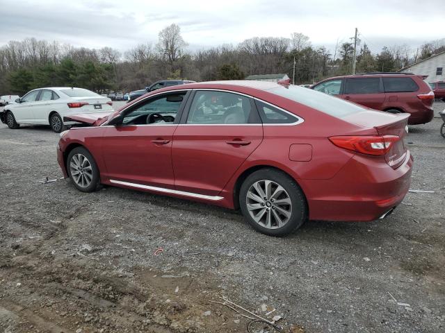  HYUNDAI SONATA 2015 Red