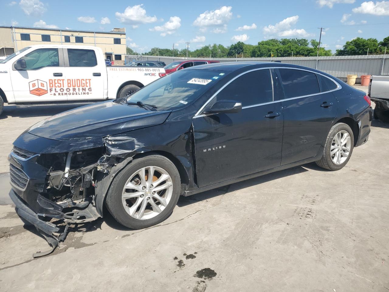 2018 Chevrolet Malibu Lt იყიდება Wilmer-ში, TX - Front End