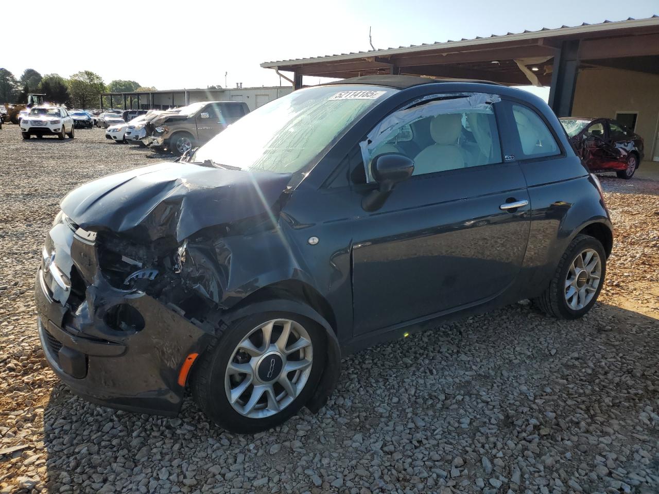 2017 Fiat 500 Pop de vânzare în Tanner, AL - Front End