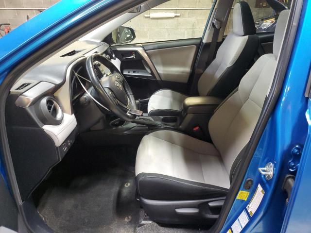  TOYOTA RAV4 2018 Синий