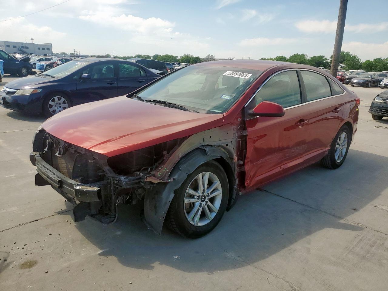 2016 Hyundai Sonata Se zu verkaufen in Grand Prairie, TX - Front End