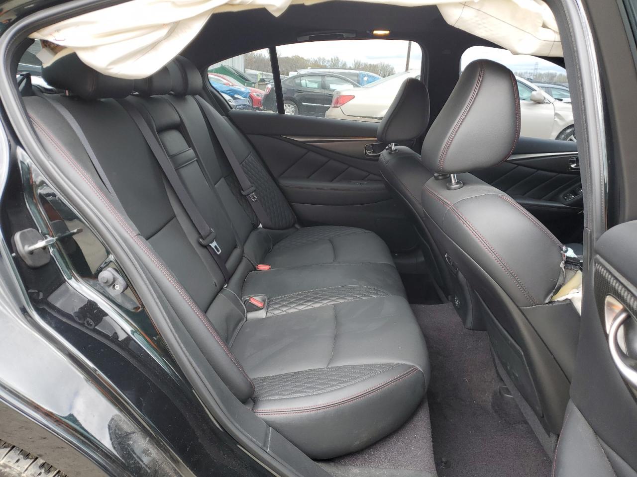 2023 Infiniti Q50 Red Sport 400 VIN: JN1FV7DR0PM590381 Lot: 53615215