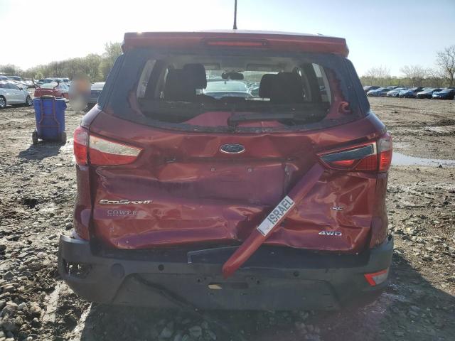  FORD ECOSPORT 2018 Burgundy