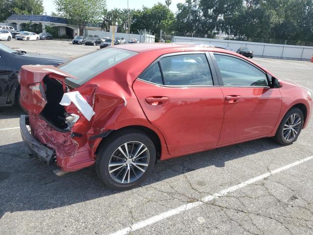 Sedans TOYOTA COROLLA 2016 Red