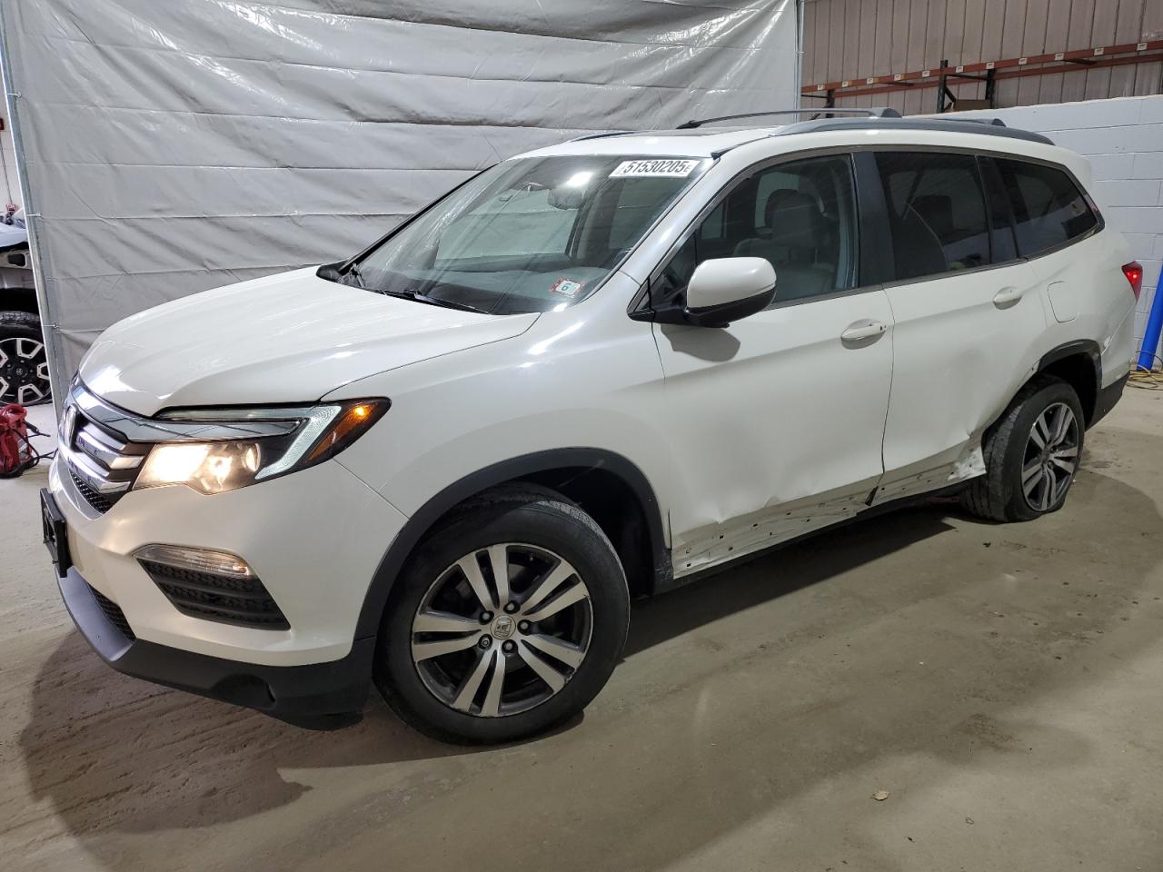 2016 Honda Pilot Exl for Sale in Candia, NH - Side