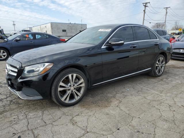 Седани MERCEDES-BENZ C-CLASS 2015 Чорний