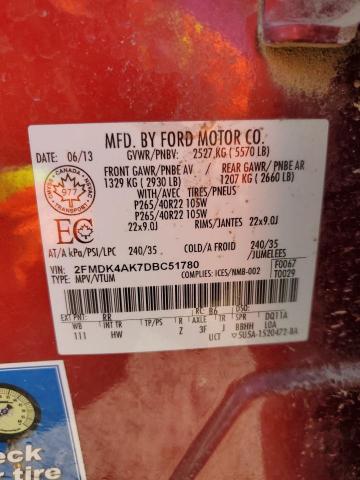 2013 FORD EDGE SPORT