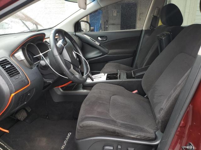  NISSAN MURANO 2012 Czerwony