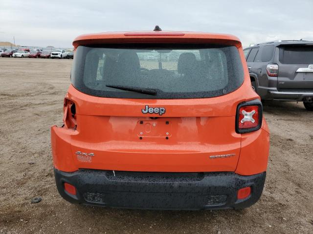 Parquets JEEP RENEGADE 2015 Pomarańczowy