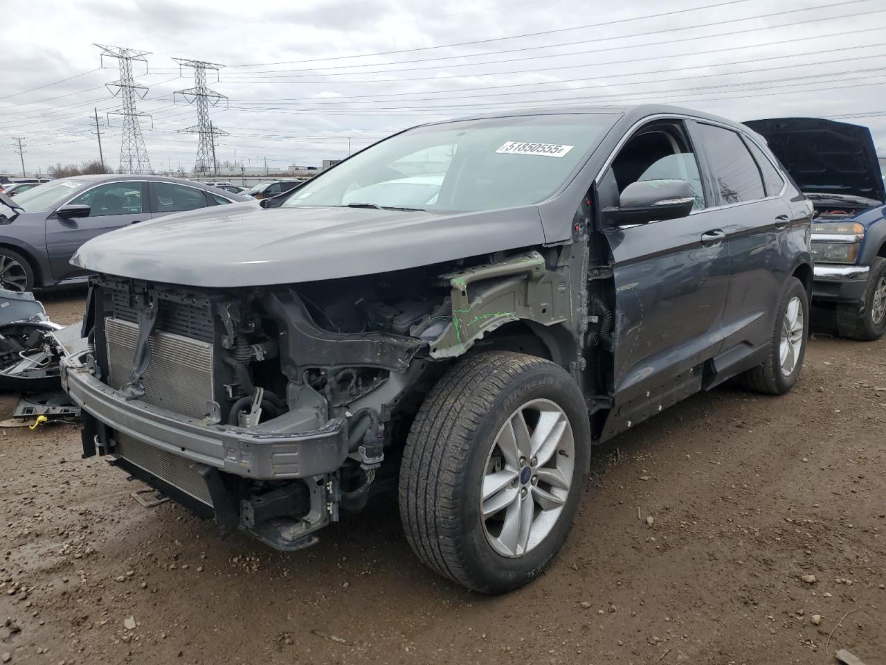 2015 Ford Edge Sel продається в Elgin, IL - Front End