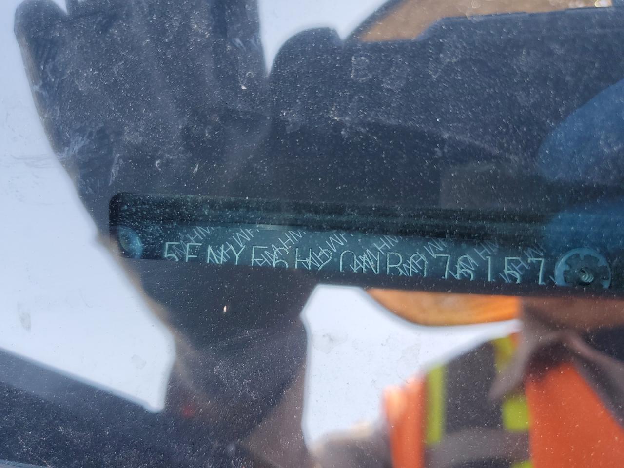 5FNYF6H20NB076157 HONDA PILOT 2022