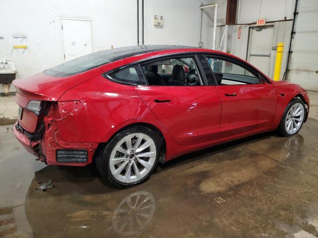  TESLA MODEL 3 2022 Czerwony