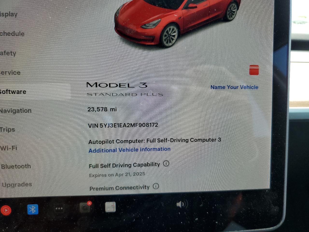 2021 Tesla Model 3 VIN: 5YJ3E1EA2MF908172 Lot: 53544575