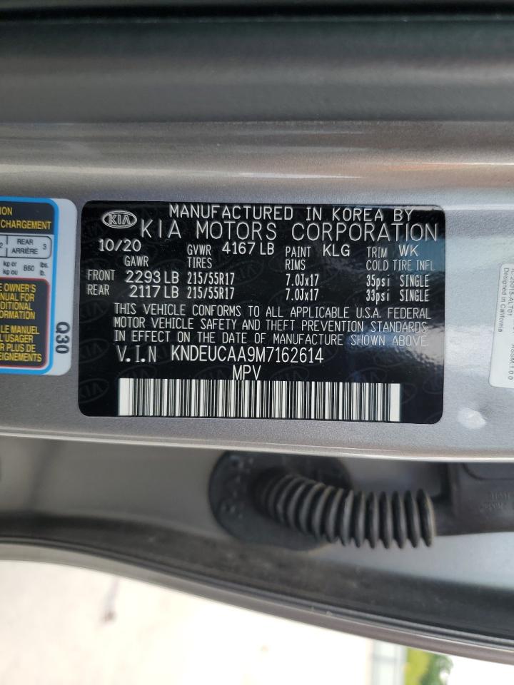 2021 Kia Seltos S VIN: KNDEUCAA9M7162614 Lot: 52646185