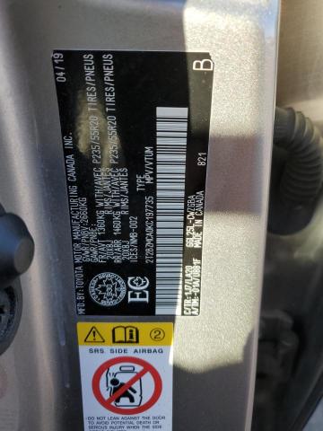 2019 LEXUS RX 350 BASE