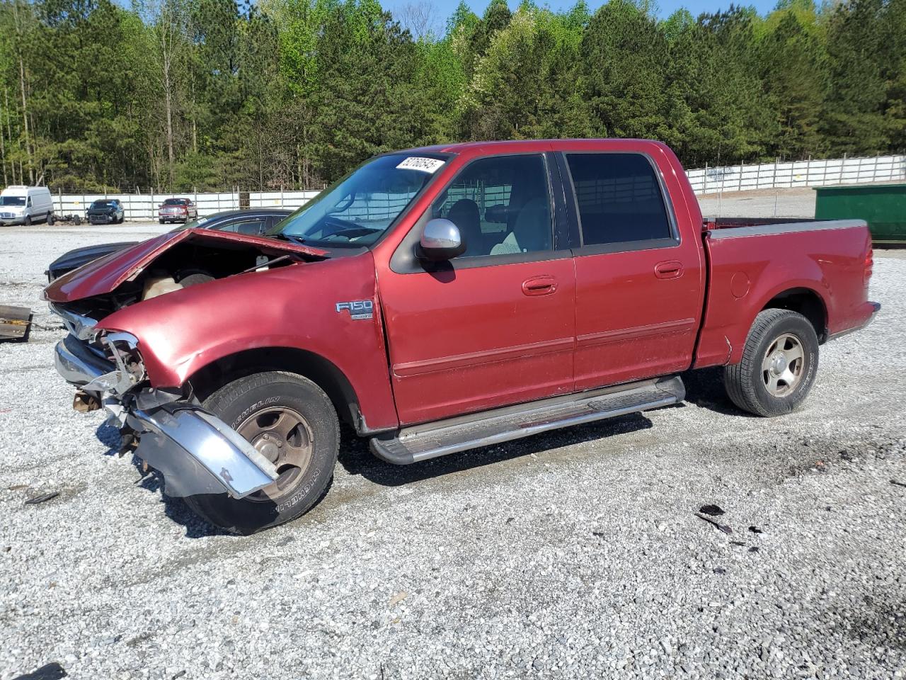 2001 Ford F150 Supercrew en Venta en Gainesville, GA - Front End