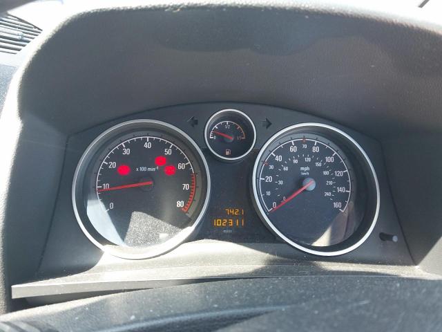 2012 VAUXHALL ZAFIRA EXC