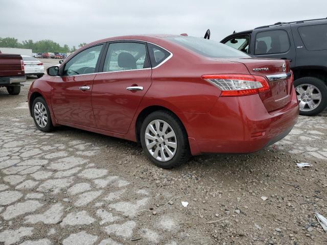  NISSAN SENTRA 2015 Красный