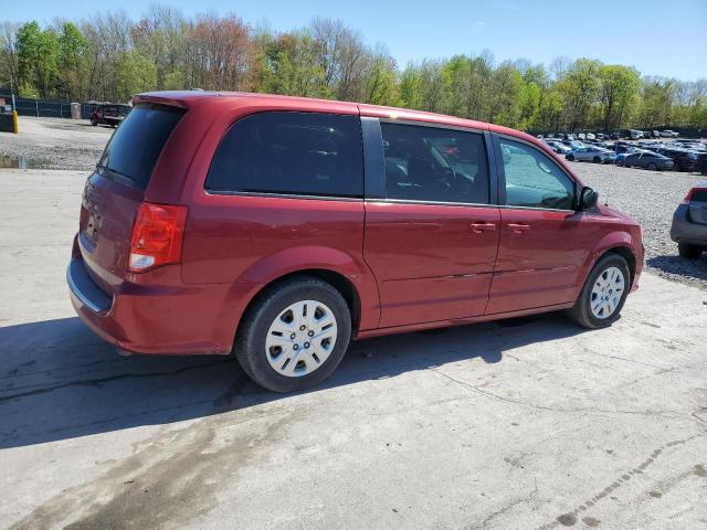 Minivans DODGE CARAVAN 2015 Czerwony