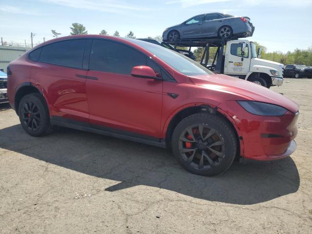  TESLA MODEL X 2023 Красный