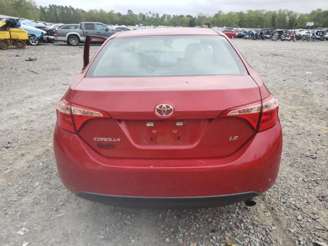  TOYOTA COROLLA 2018 Красный