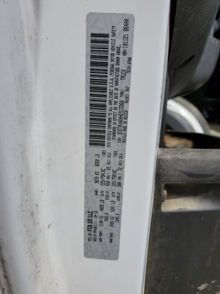 2017 Ram Promaster 1500 1500 Standard VIN: 3C6TRVAGXHE513360 Lot: 55044435