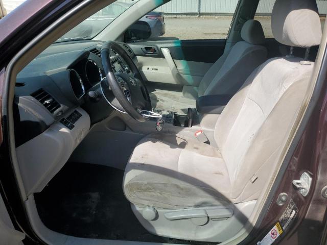  TOYOTA HIGHLANDER 2013 Фиолетовый