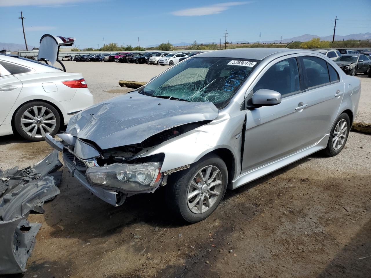 2016 Mitsubishi Lancer Es продається в Tucson, AZ - Front End