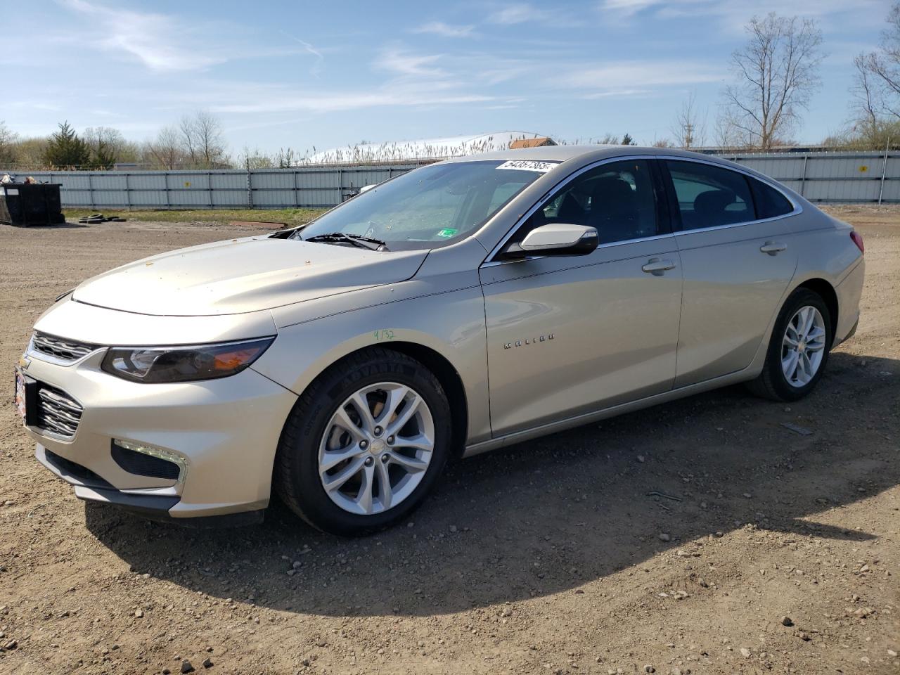 2016 Chevrolet Malibu Lt на продаже в Columbia Station, OH - Front End