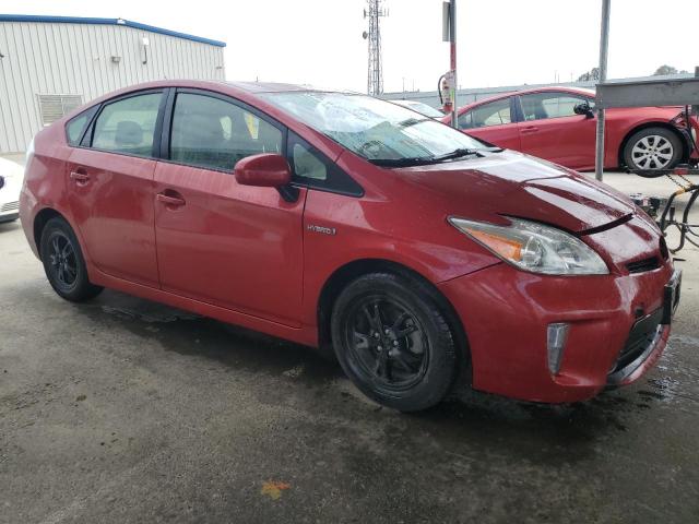  TOYOTA PRIUS 2012 Красный